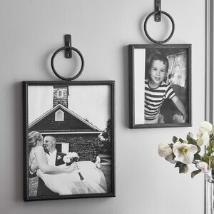 Pottery Barn ~ Weston Hanging Iron Frames - Black